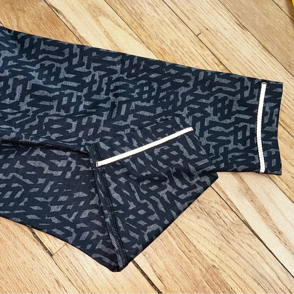 Lululemon leggings size 4 23” limited edition black grey women’s‎ workout
